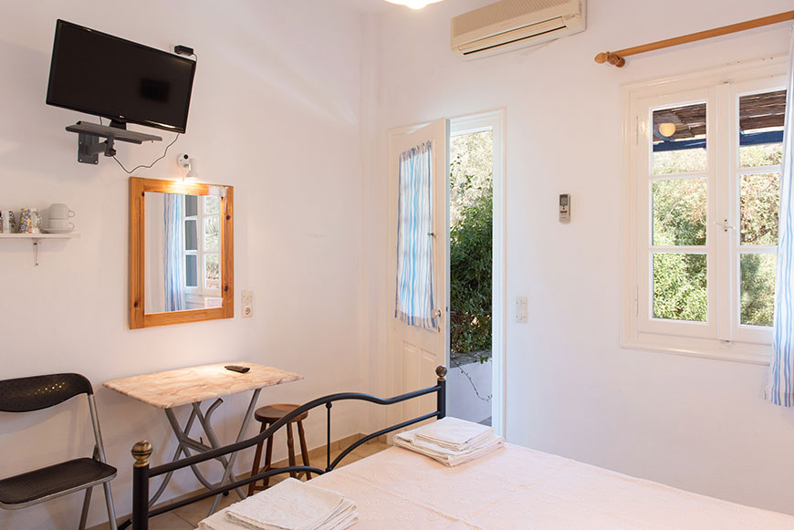 Εσωτερικό των δωματίων Μαργαρίτα Γιαμμάκη στην Σίφνο