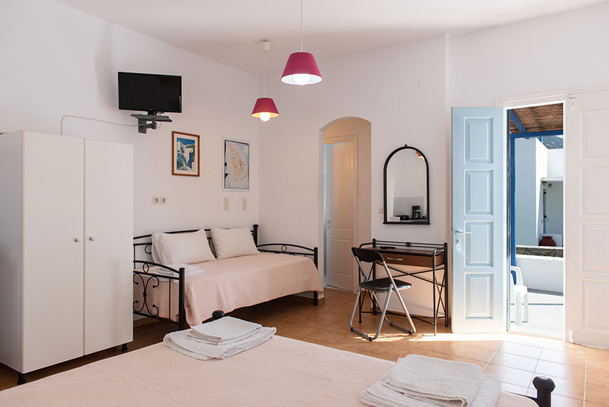 Πλήρως εξοπλισμένα δωμάτια στην Σίφνο